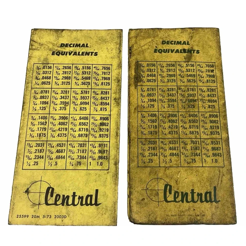 Central Tool Co. used please